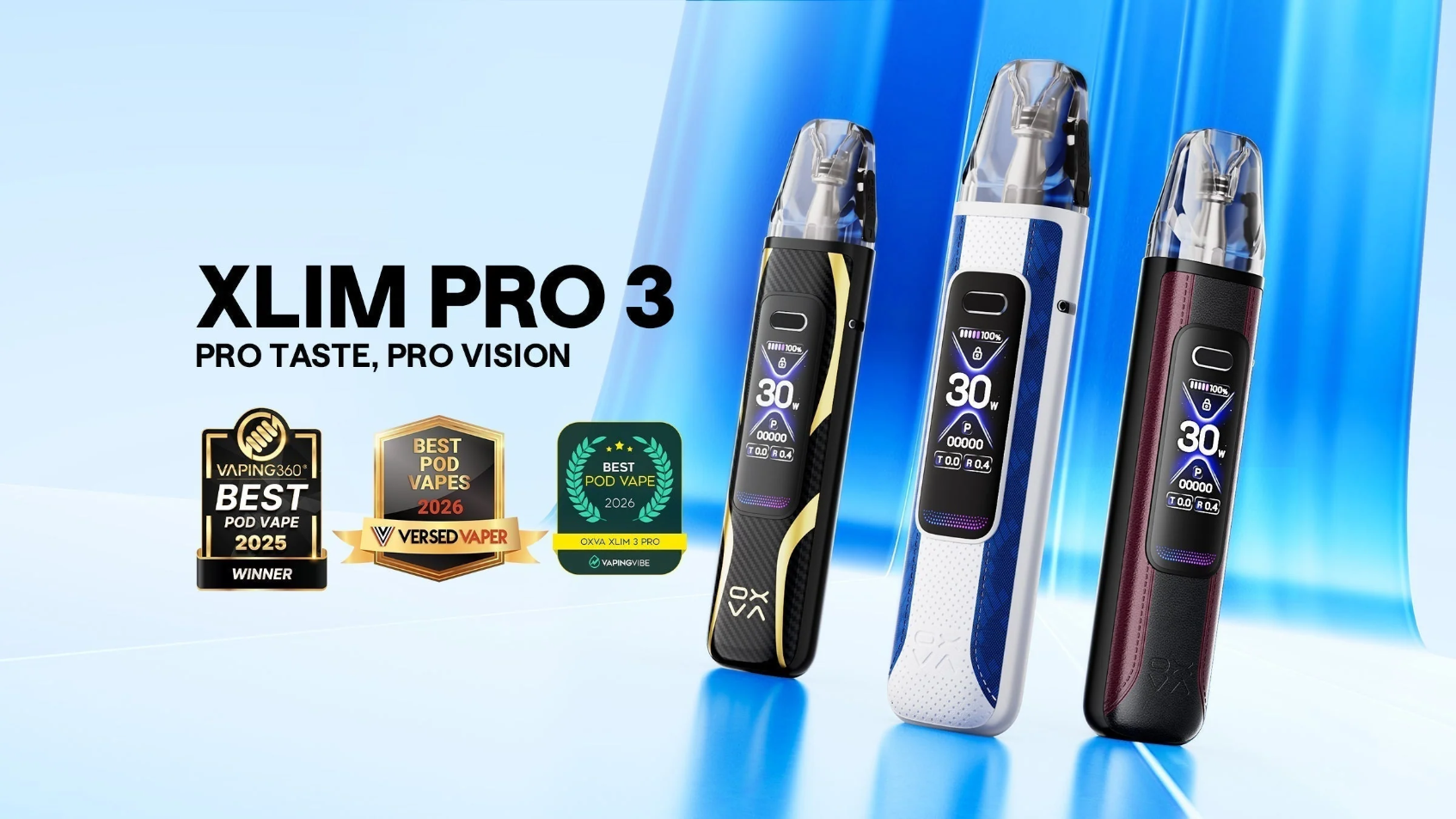 電子烟主機 - OXVA XLIM PRO 3:專爲輕鬆可靠而生 1 電子烟主機 - OXVA XLIM PRO 3:專爲輕鬆可靠而生
