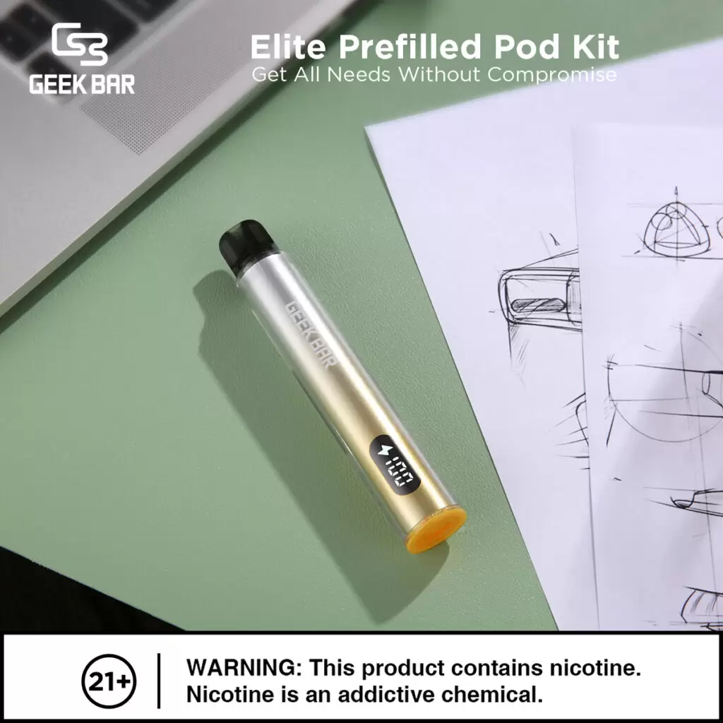 Geek Bar Elite Prefilled Pod Kit 菁英一次性拋棄式電子煙 商品特色 12