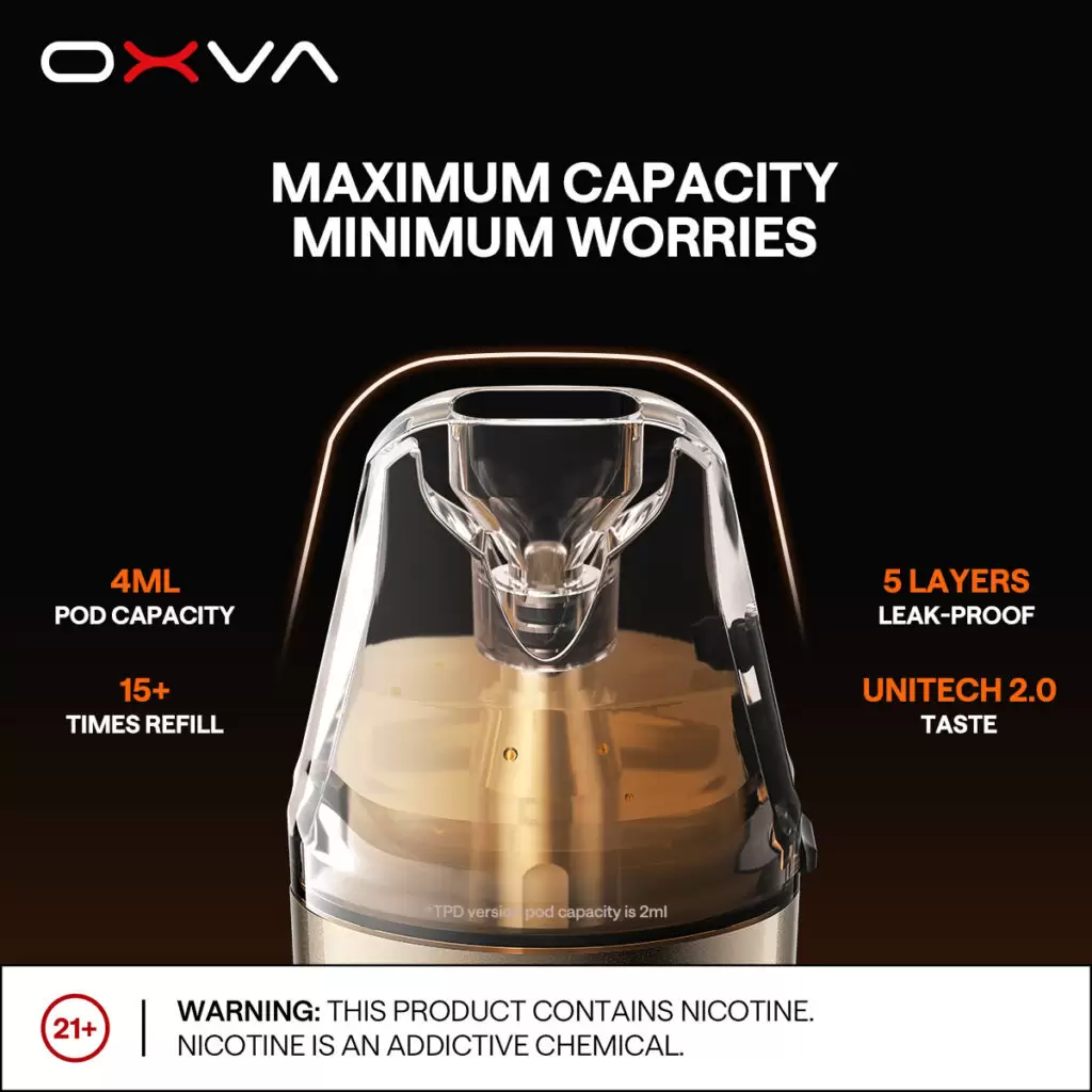 OXVA電子煙-NEXLIM大蠻牛 原廠空煙彈 商品特色 1