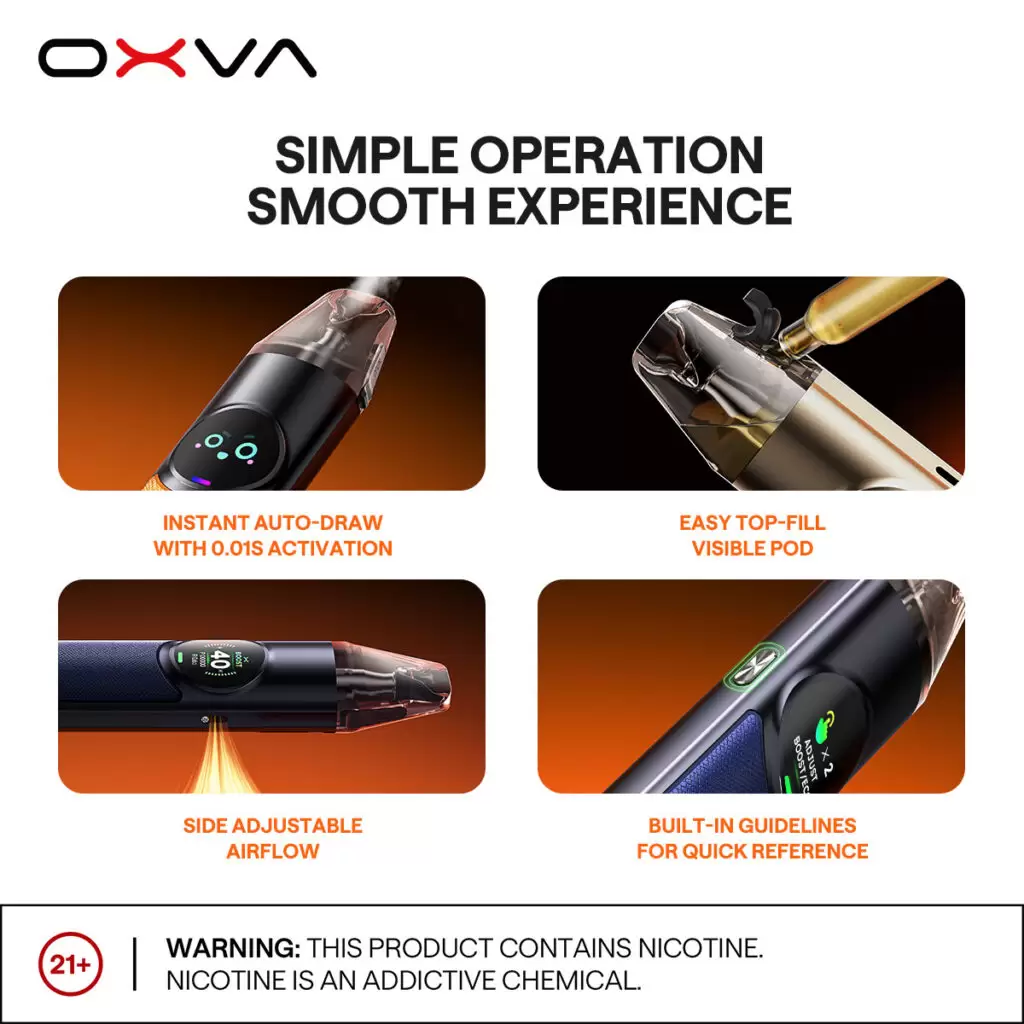 OXVA電子煙-NEXLIM大蠻牛 原廠空煙彈 商品特色 4