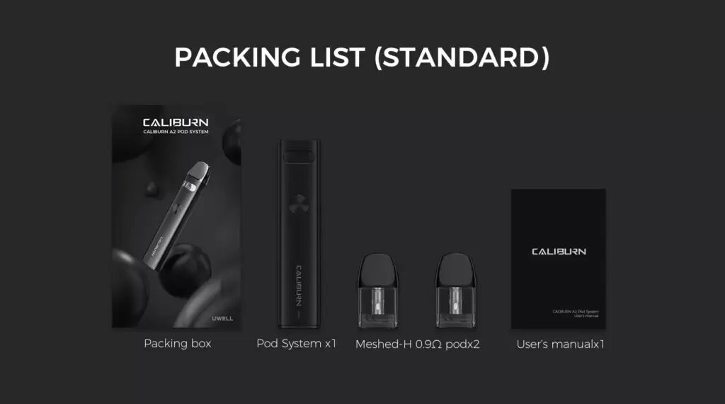 原廠正品Uwell Caliburn A2 咖哩棒 小煙主機 商品特色 13